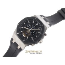 Audemars Piguet Royal Oak Chronograph Tourbillon ref. 26377SK.OO.D002CA.01 nuovo full set